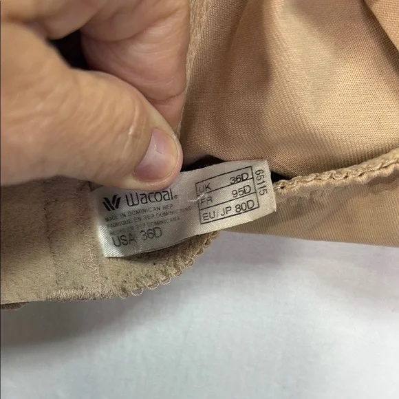 🚢 Wacoal Tan Full Coverage Bra - Picture 2 of 3